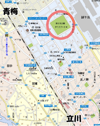 富士見公園地図