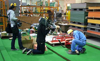 健康遊具_製作風景