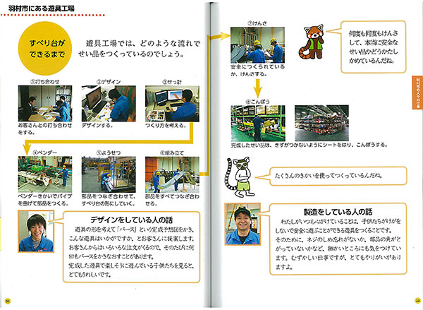 羽村市内の遊具工場